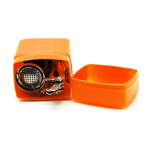 Collapsible stainless steel camping stove