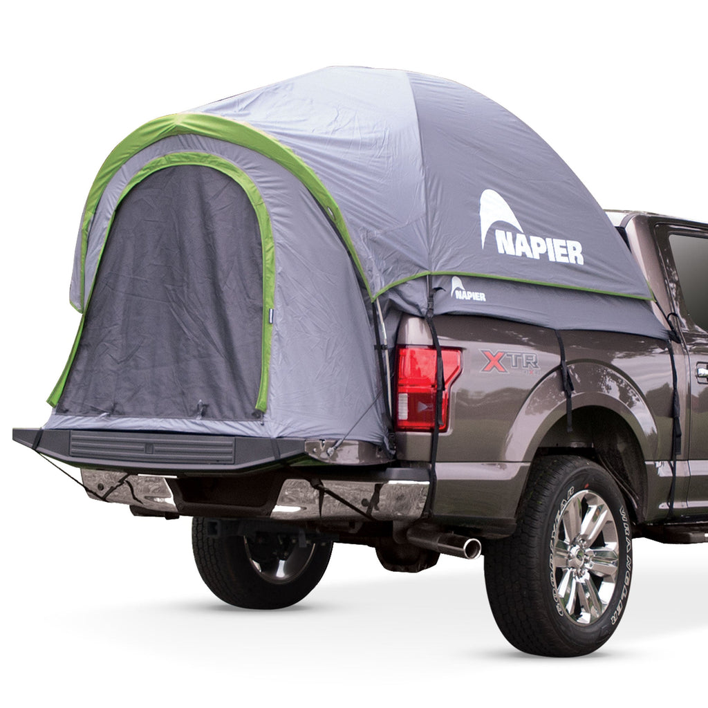 Truck-bed tent for pickup camping