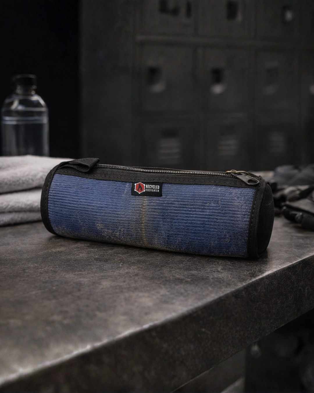 Fire hose dopp kit toiletry bag