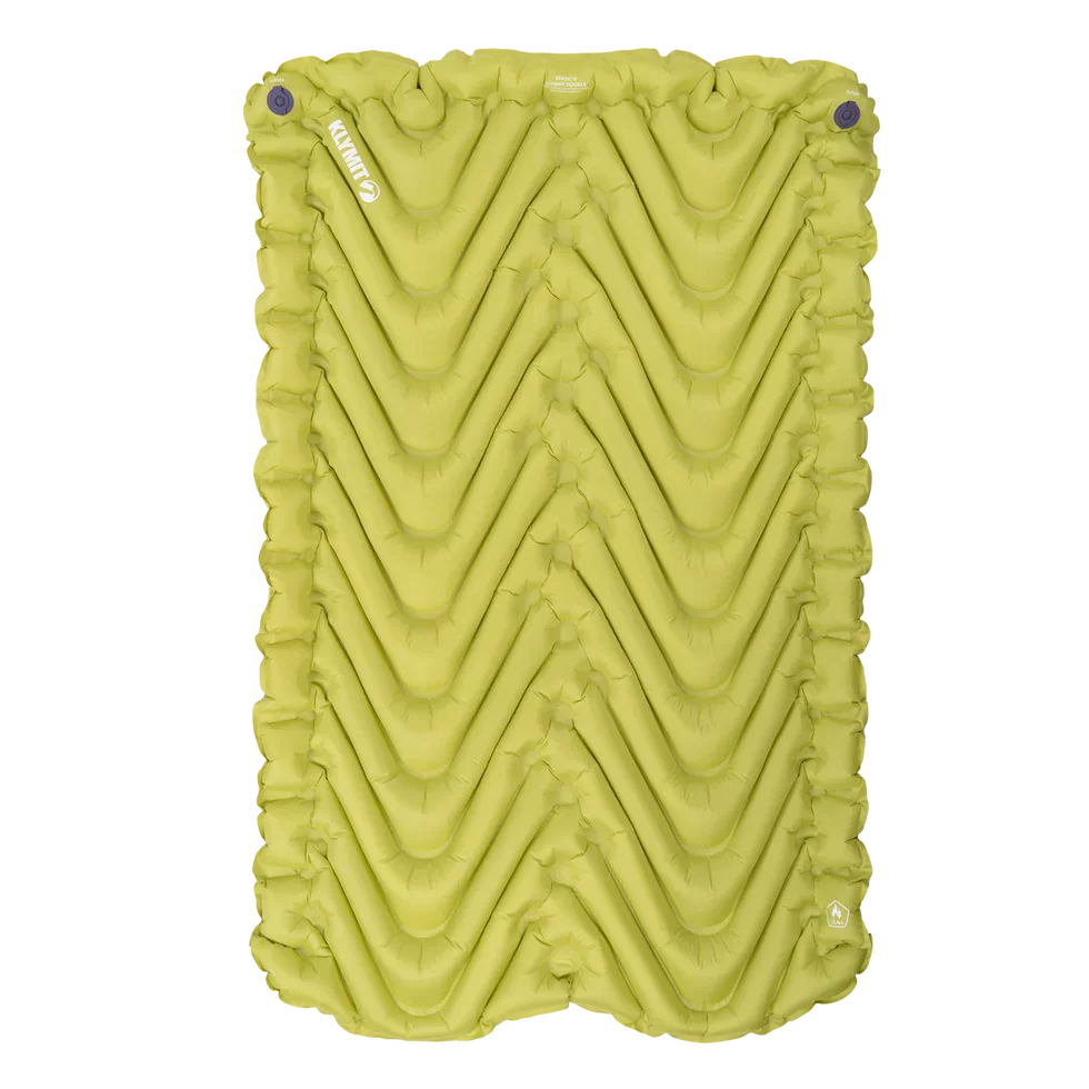 Klymit Static V Summit Double Sleeping Pad — Chartreuse