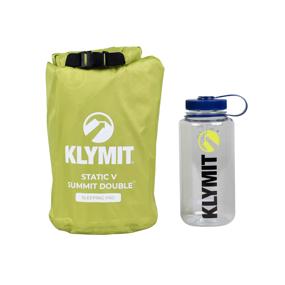 Klymit Static V Summit Double Sleeping Pad — Chartreuse