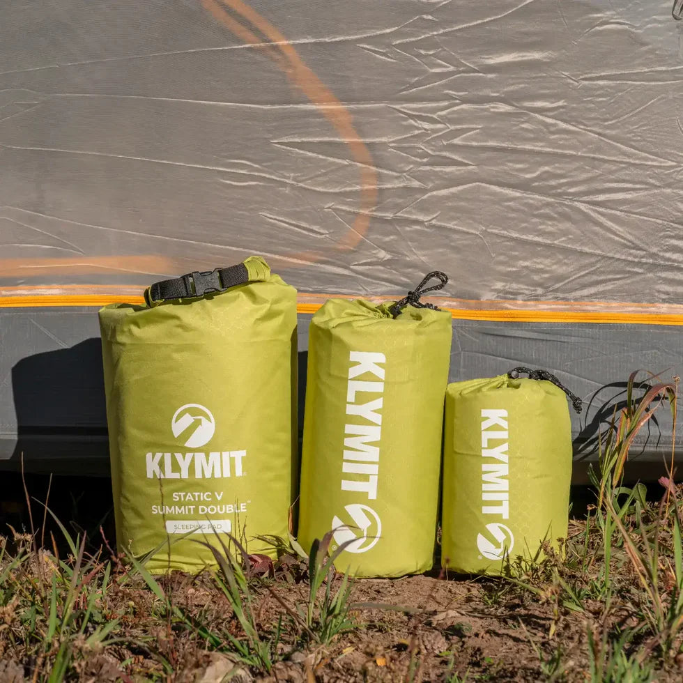 Klymit Static V Summit Double Sleeping Pad — Chartreuse