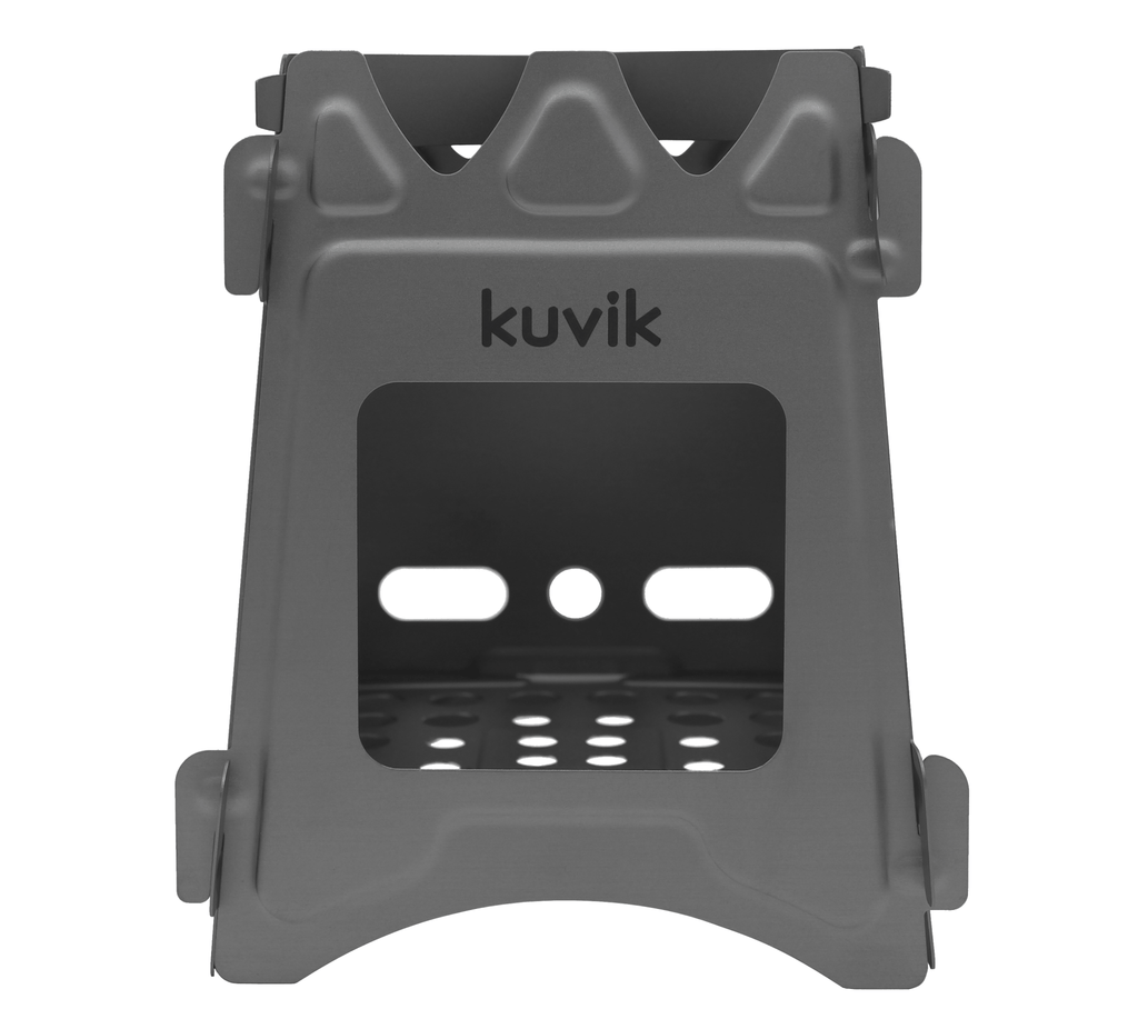 Kuvik titanium wood-burning camp stove