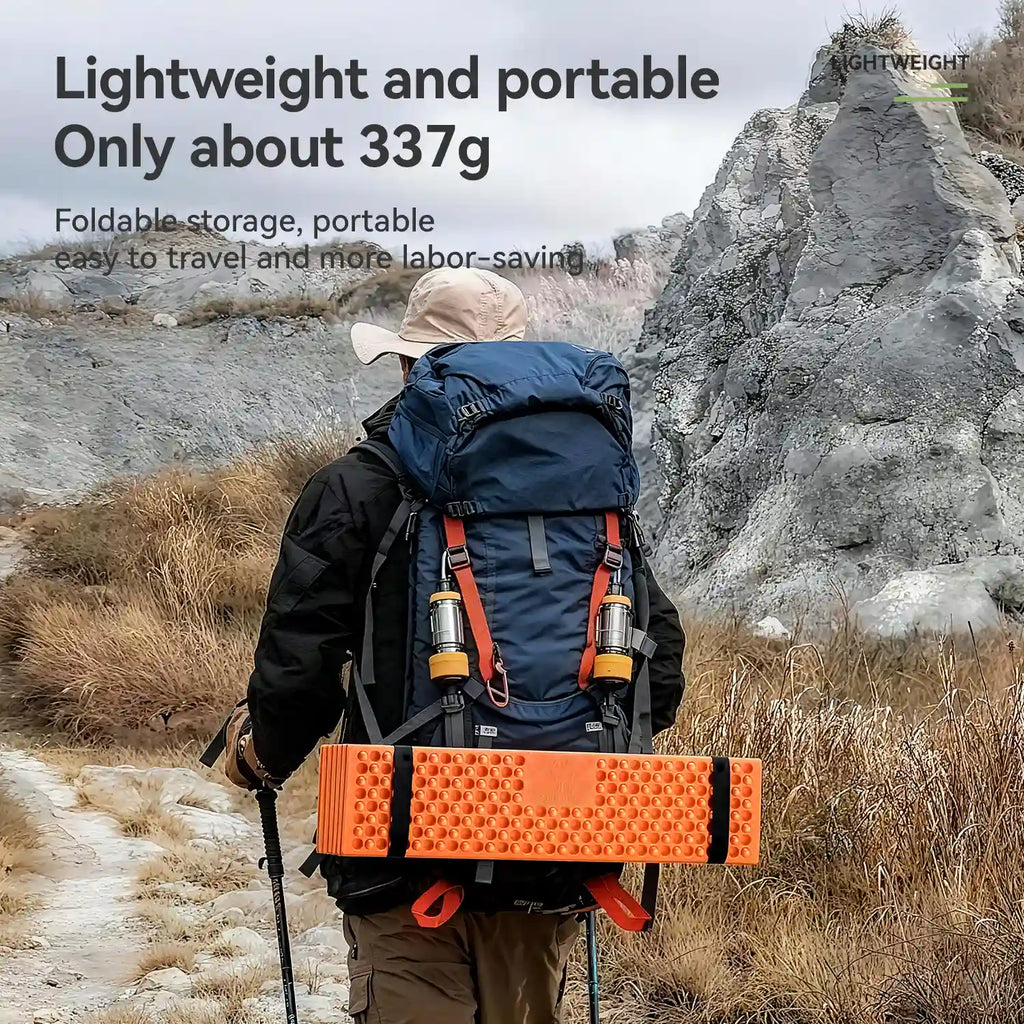 Ultralight folding sleeping pad