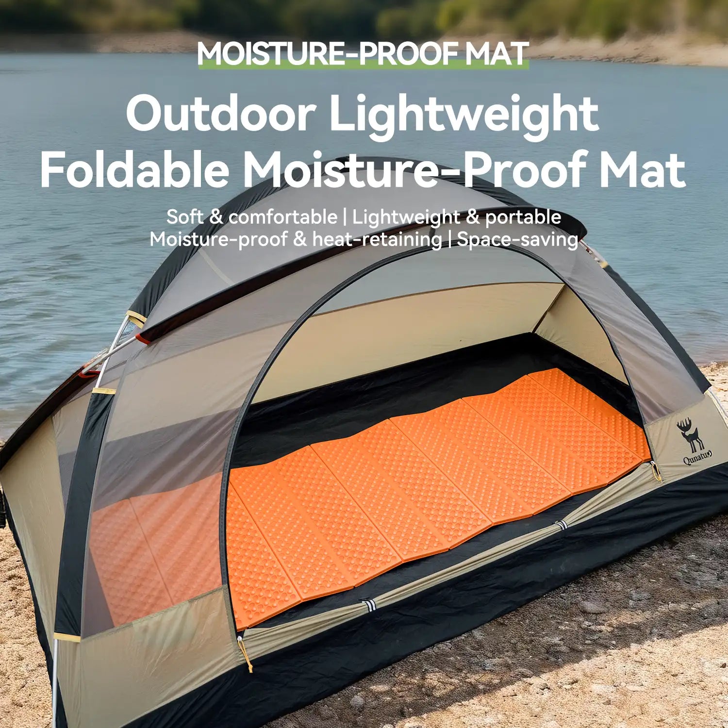 Ultralight folding sleeping pad