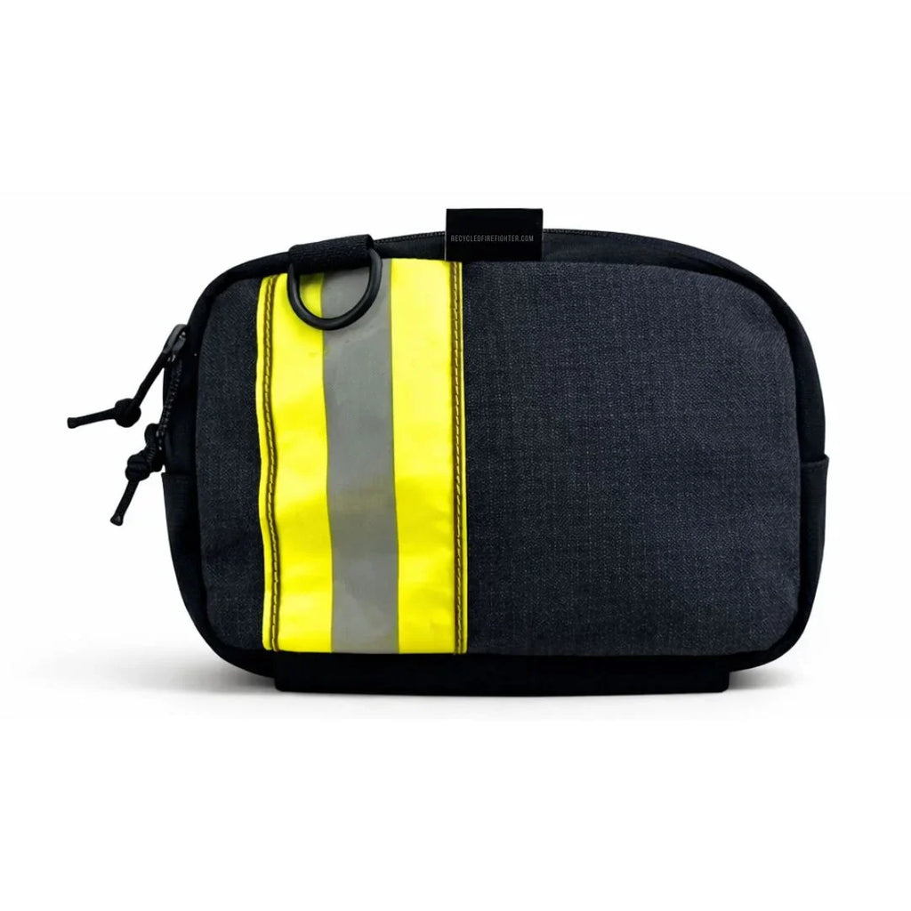 TrailHound fanny pack made from firefighter bunker gear